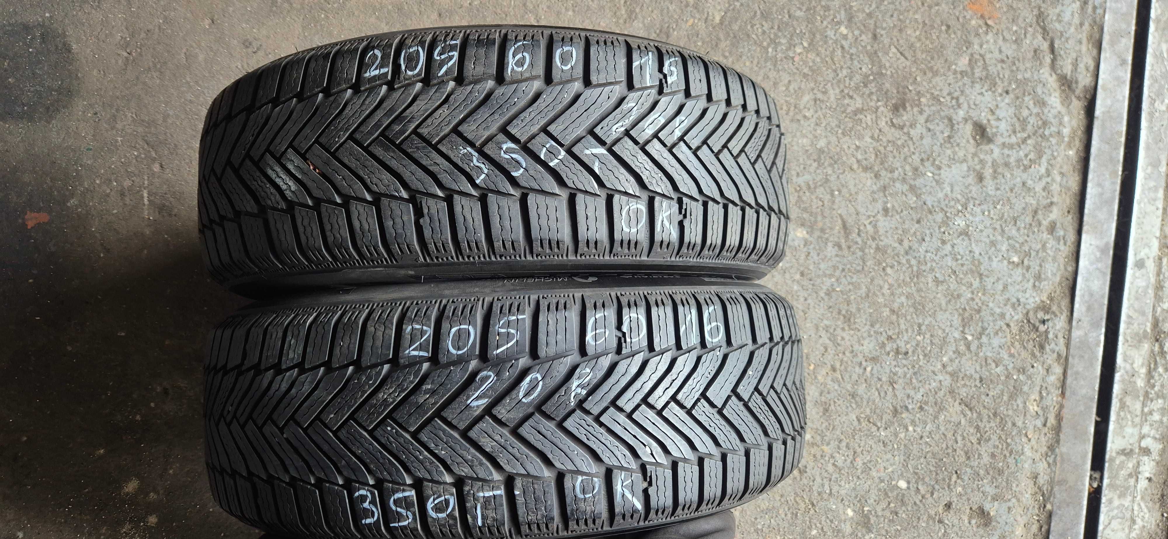 2szt opony zimowe Michelin _ 205/60/16
