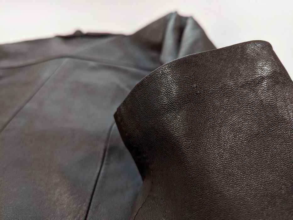 Męska brązowa skórzana kurtka rozmiar XL