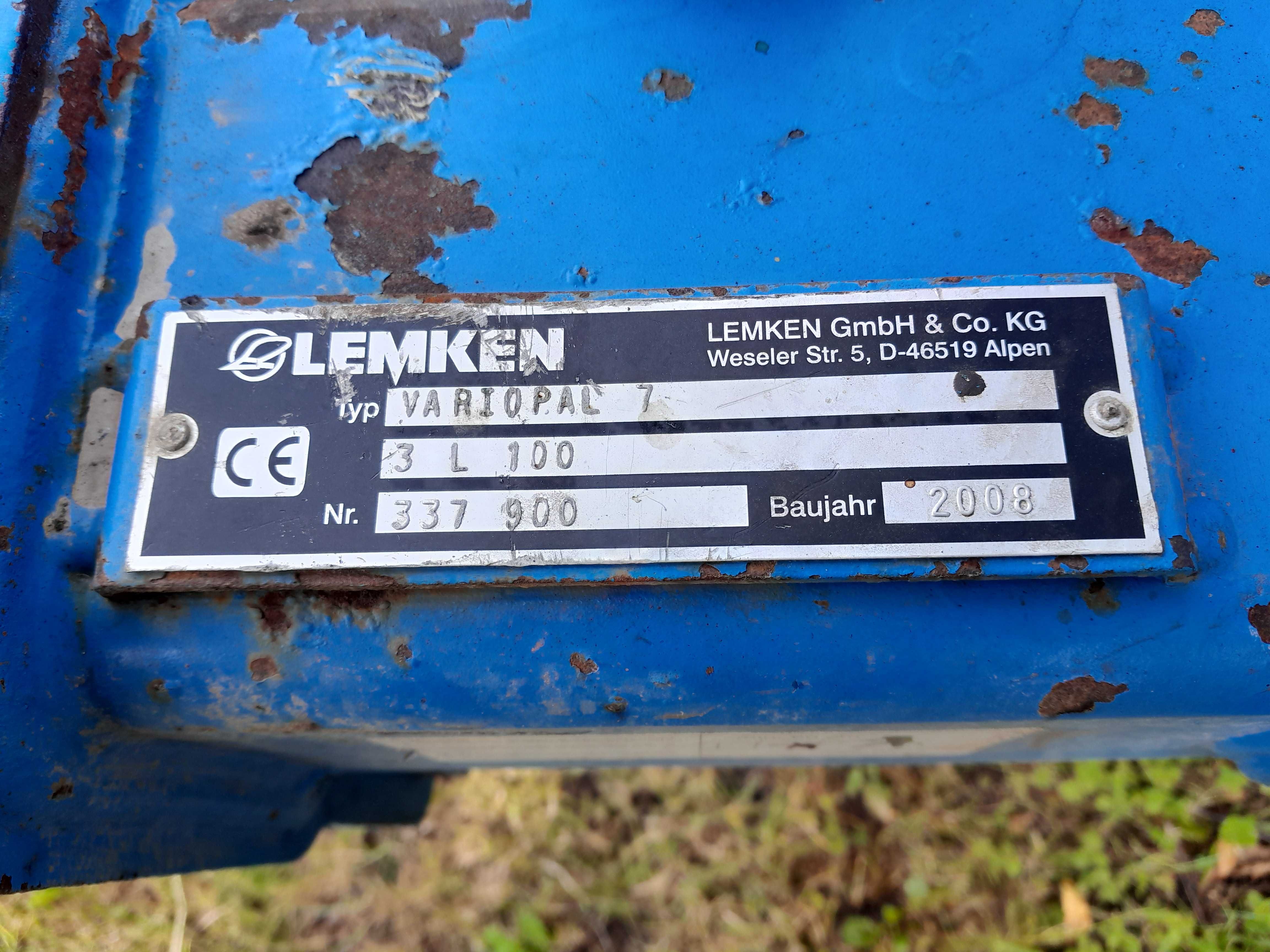 Lemken 3-skibowy variopal 7