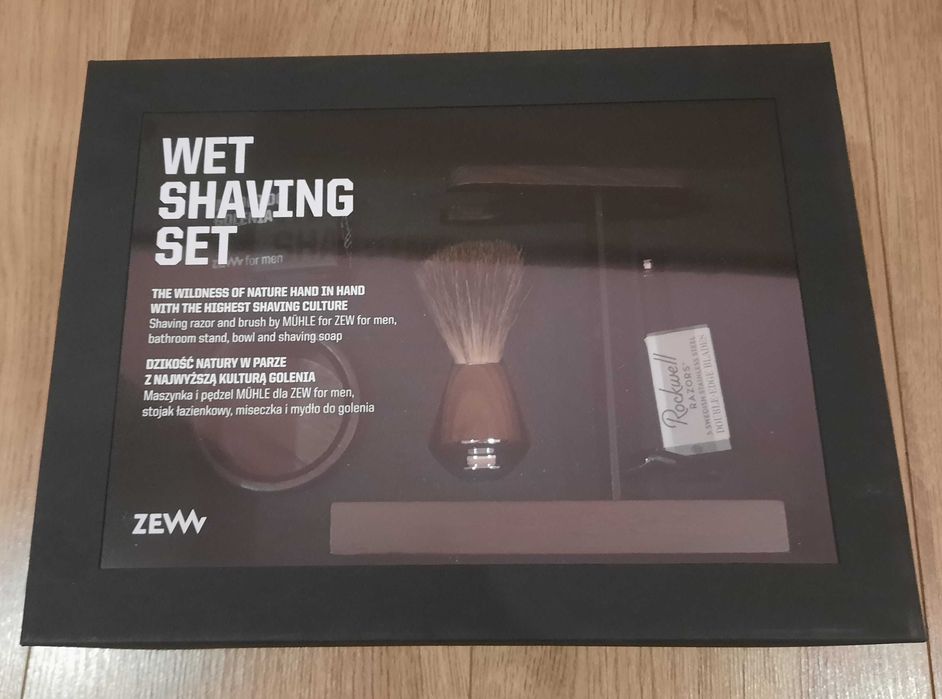 ZEW Wet Shawing Set MÜHLE - zestaw do golenia - prezent dla mężczyzny