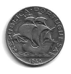 2$50 de 1943, Republica Portuguesa Prata
