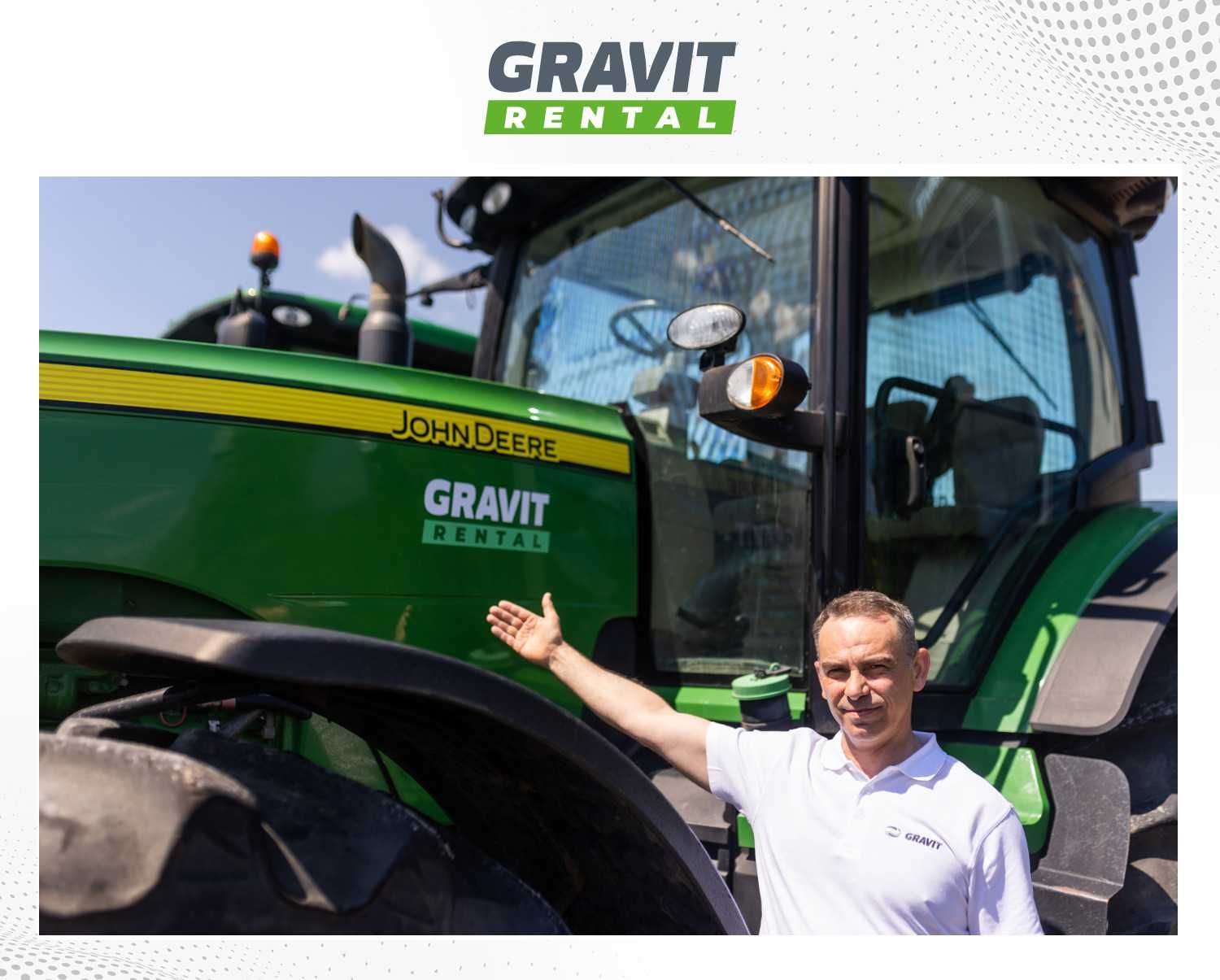 Wynajem, wypożyczenie ciągników sadowniczych JOHN DEERE 80-105 KM!!!