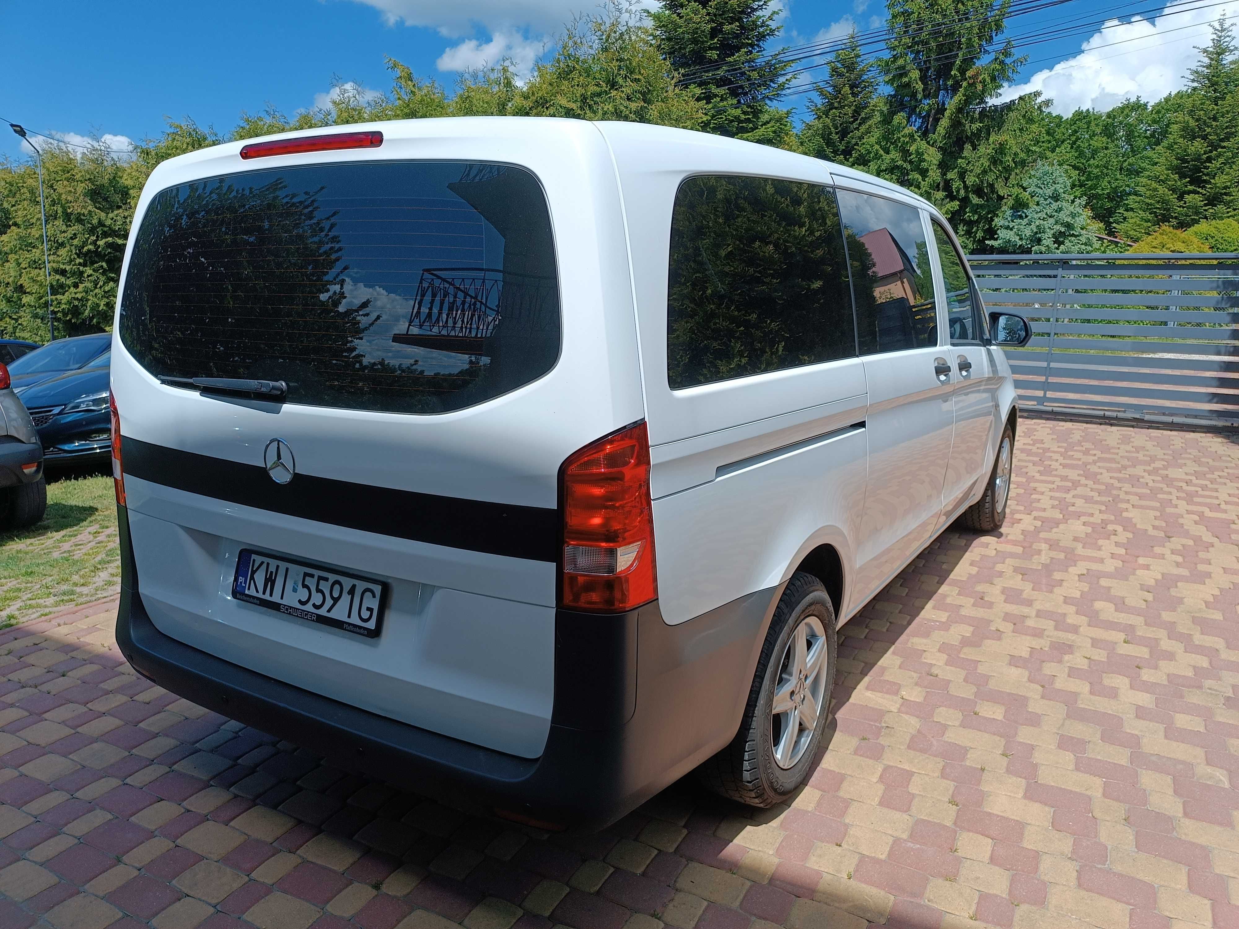 wynajem bus  9 cio osobowy vito bez limitu kilometrów