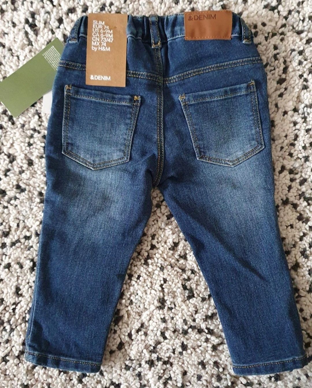 H&M spodnie jeansowe 74