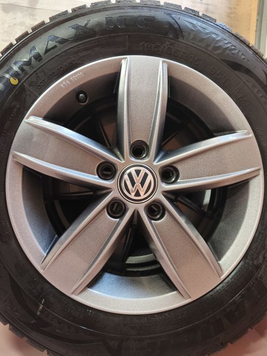 Колеса диски з шинами R15 Volkswagen, Skoda, Audi, Seat