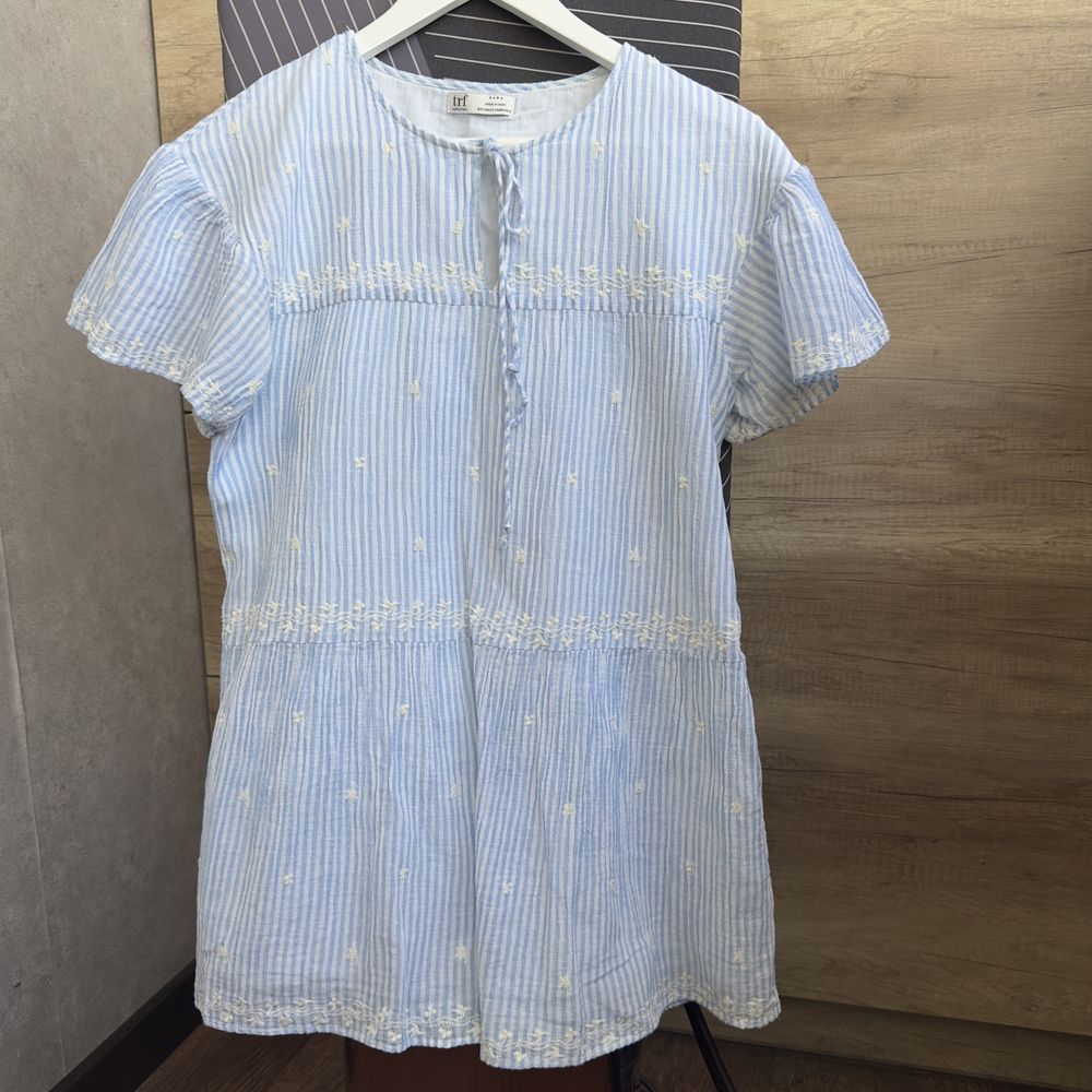 Блакитна сукня Zara р. S-M