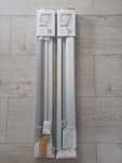 Rolety z prowadnicami do okien dachowych aluminiowe nowe Grey szare ok