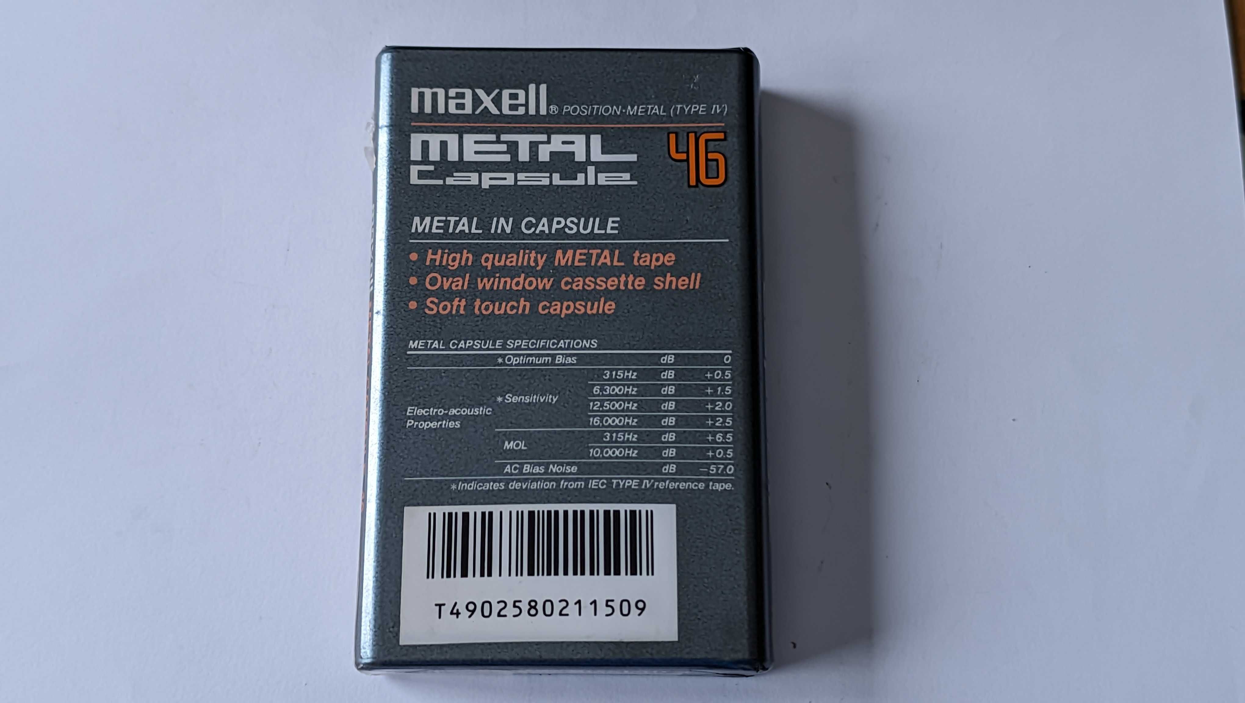 Maxell Metal Capsule 46 1990 Japan -1szt