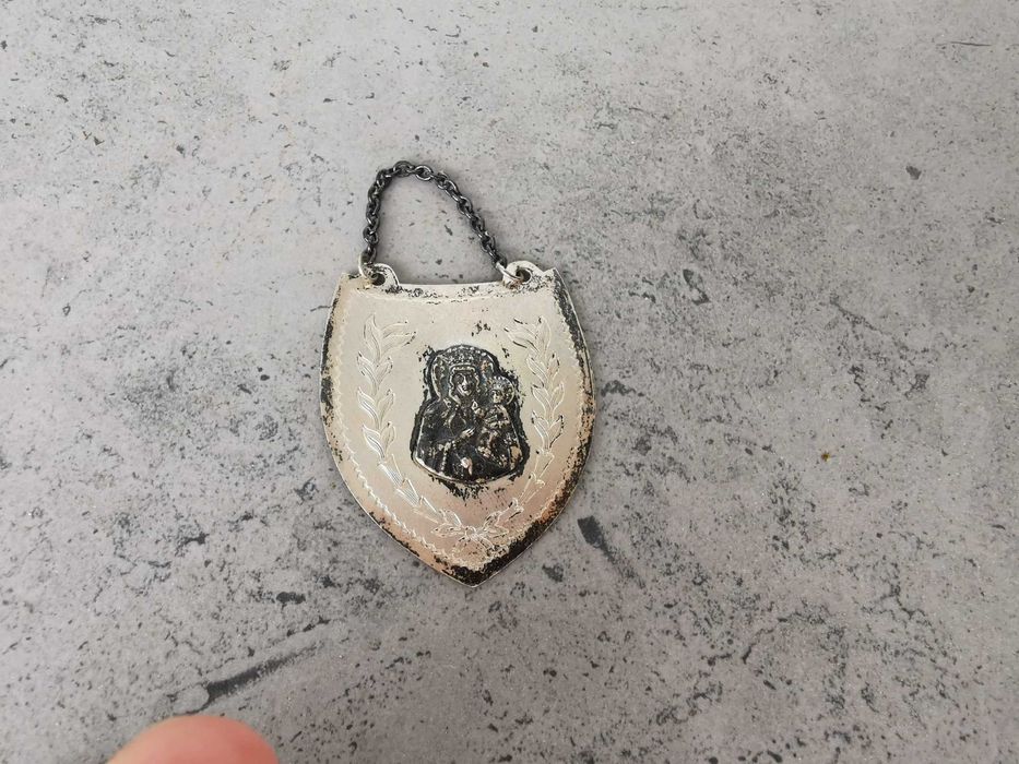 Ryngraf srebrny PRL sygnowany