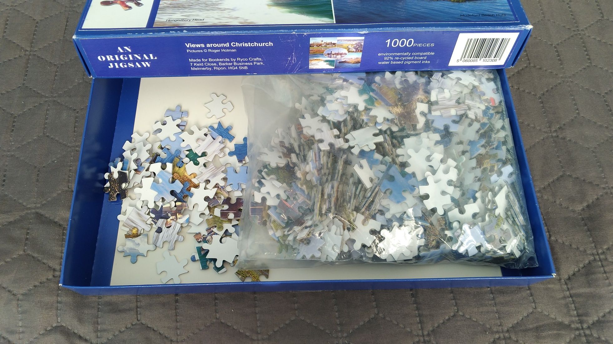 Puzzle 1000 elementów puzle Bookend Jigsaw Views Around Christchurch
