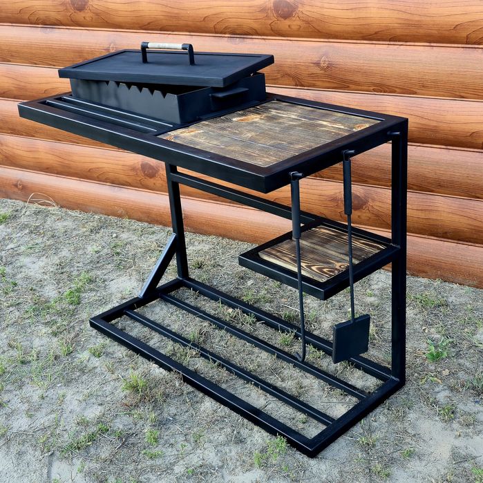 Каркасний мангал лофт, loft, гриль для барбекю