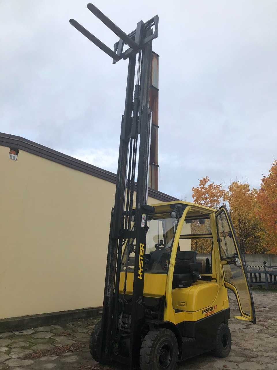 Gazowy wózek widłowy Hyster H2.0FTS, triplex, 2007r