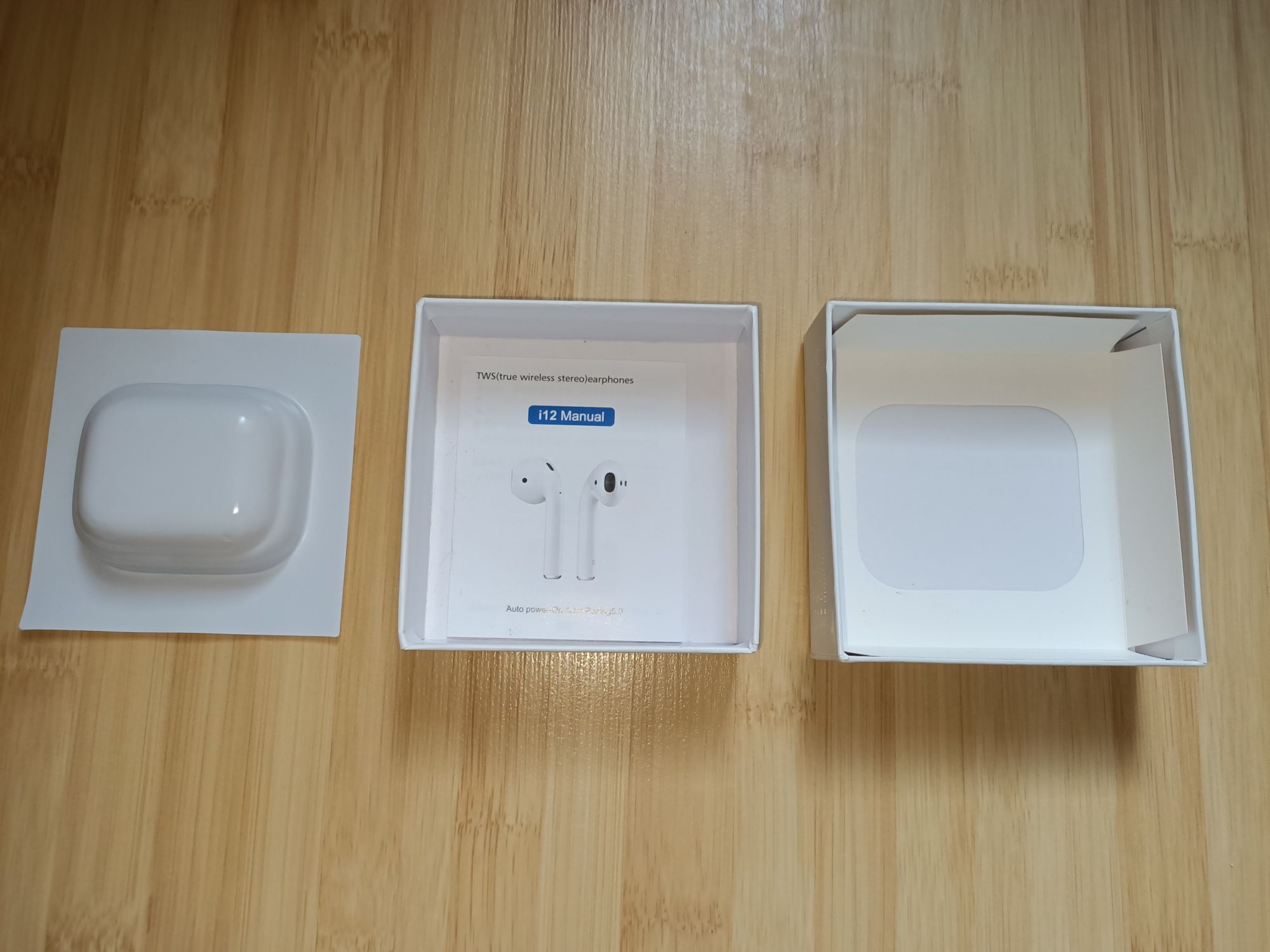 коробка для навушників i12 TWS White
