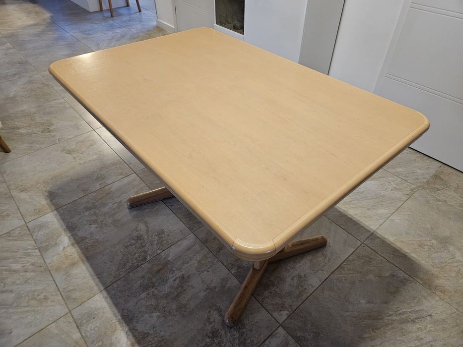 Stół rozkładany 80x120 - 200 dwa wusuwane blaty boczne