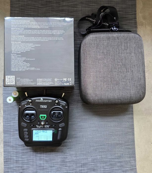 Radiomaster TX12 ERLS MKII Нові пульти, є 33 шт, батареї 18650, кейс