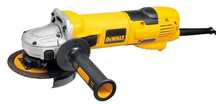 Szlifierka Kątowa 125Mm 1500W Suwak, Regulacja Prędkości DeWalt