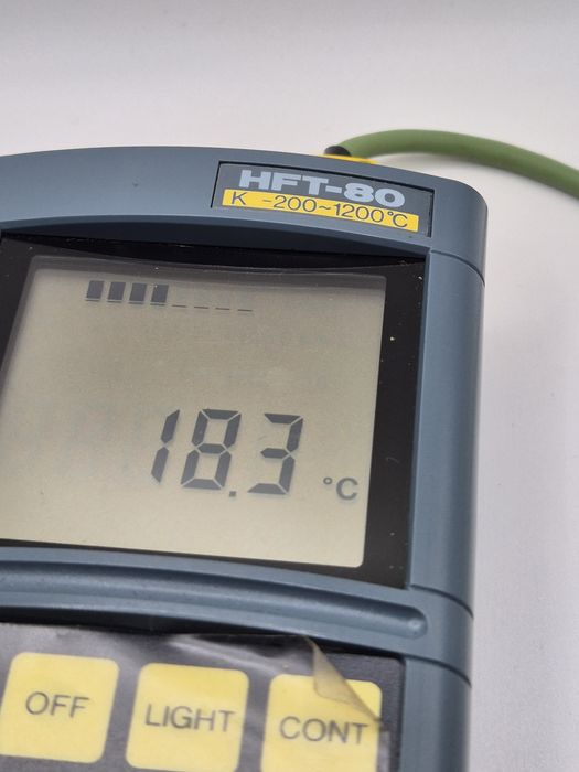 Termometr laboratoryjny Anritsu HFT-80 z sondą