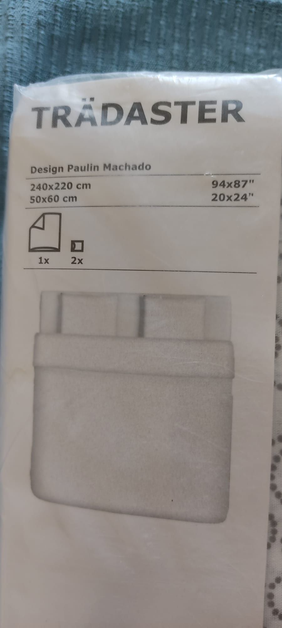 Capa de Edredom de casal - Ikea Nova
