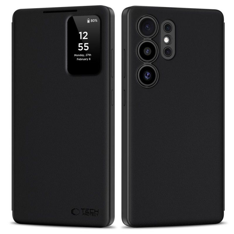 Tech-Protect Smart Wallet Galaxy S25 Ultra Matte Black