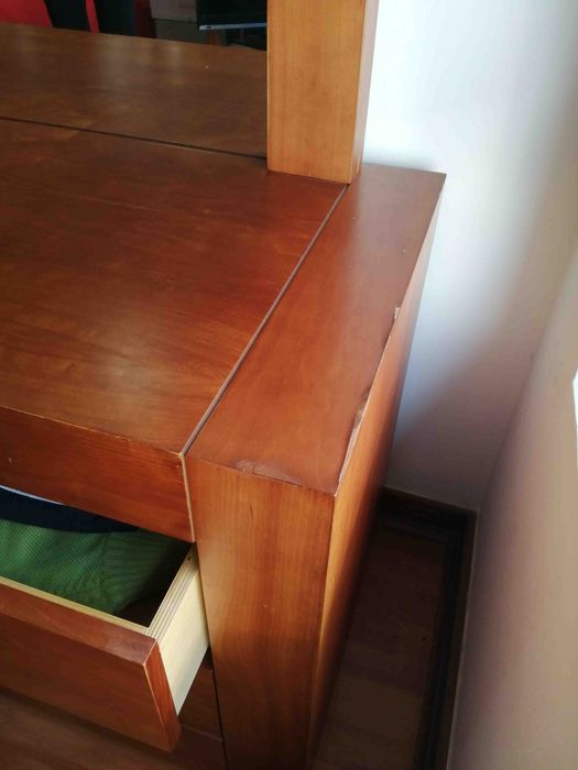 Cómoda 6 gavetas com espelho