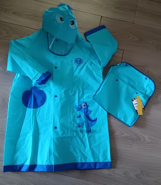 2 NOWE Płaszczyki przeciwdeszczowe rozm 122-128 cm