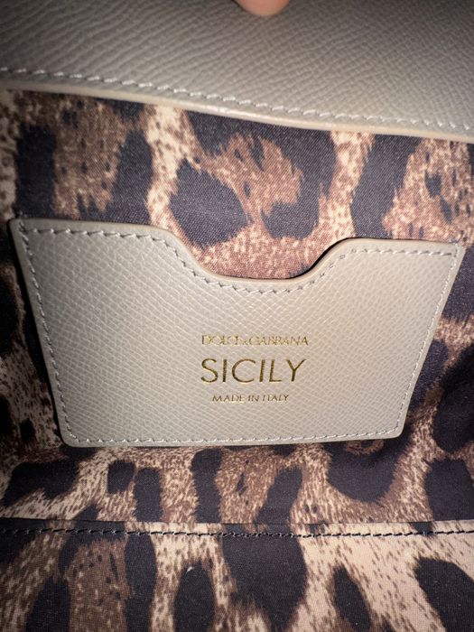 Кожаная сумка Sicily medium Dolce&Gabbana