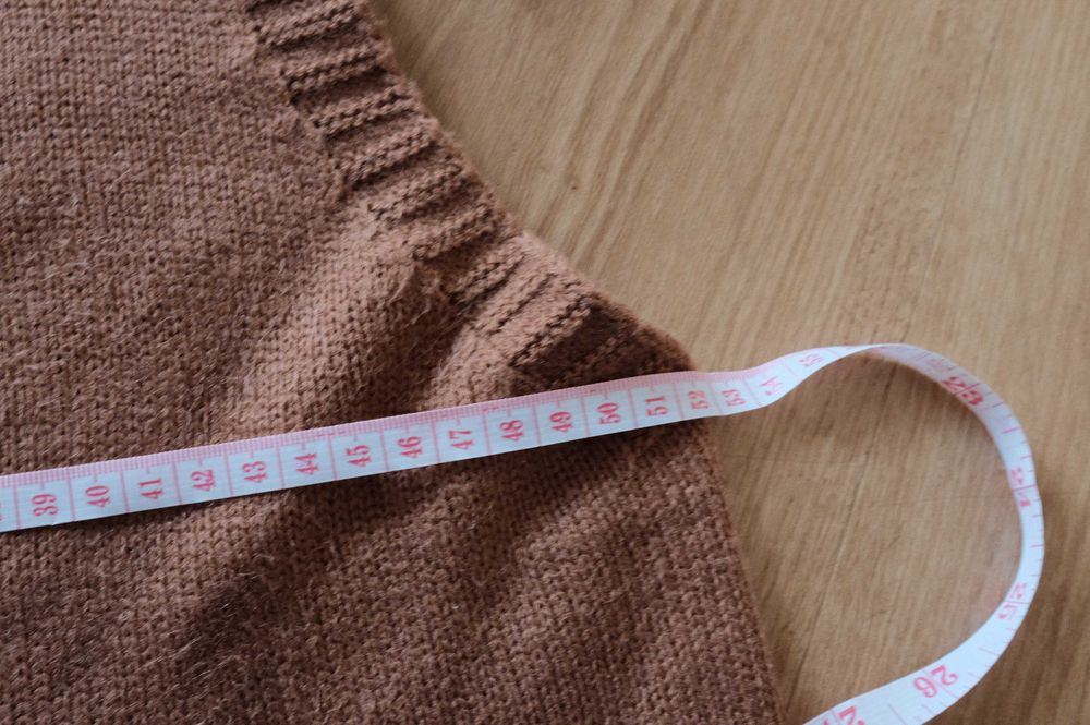 Colete em Malha SHEIN Caramelo S-M (38–42)