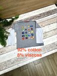 Koszula, bluzka, tishirt z długimi rękawami, ikony, rozmiar 5-6 lat