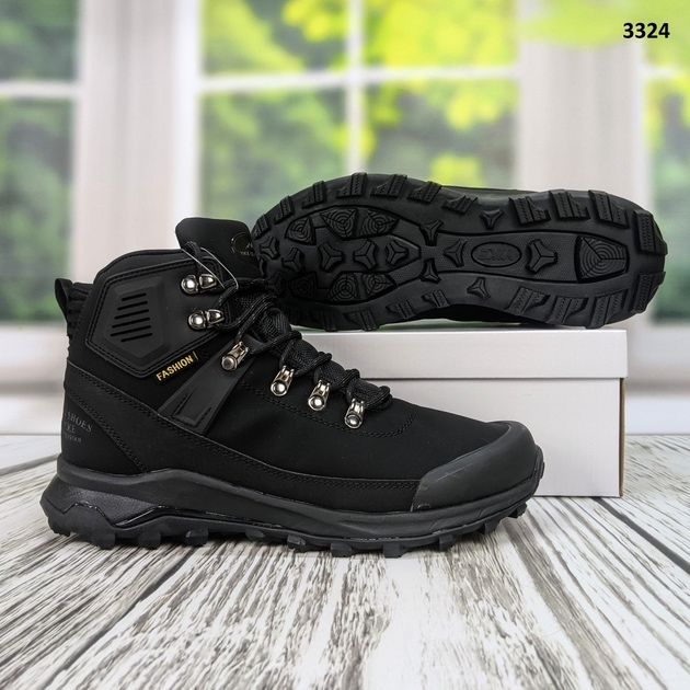Черевики чоловічі зимові YIKE чорні