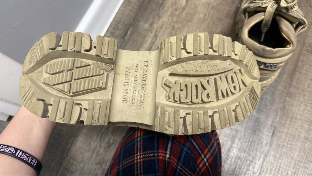 Кросівки з нобуку New Rock SOFTY SAFARI TANK Casco Cuerda