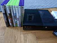 Xbox 360 zestaw konsola, Kinect, pady, gry (FIFA, LEGO)