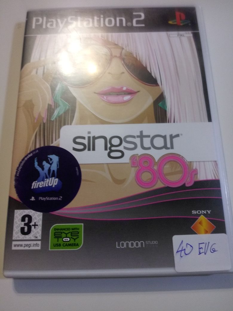 Singstar sing star 80s ps2 Playstation2