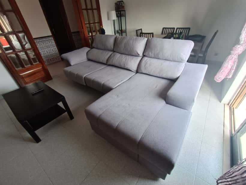 Sofá Conforama 2 lugares + chaise longue