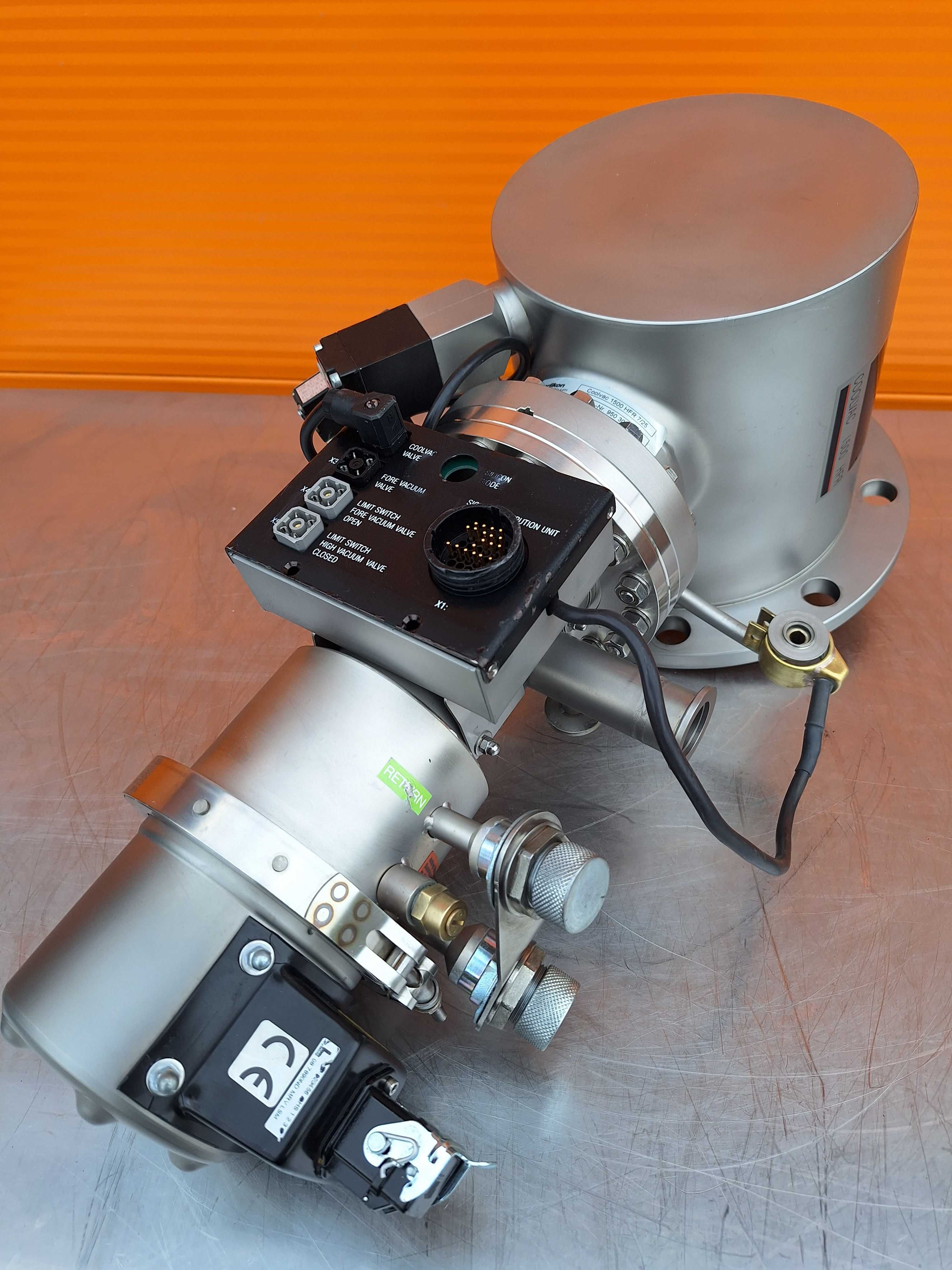 Pompa Kriogeniczna Próżniowa Oerlikon Coolvac 1500 HFR Gazu Leybold