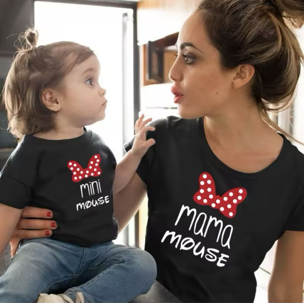 Парні футболки, family look мама дочка