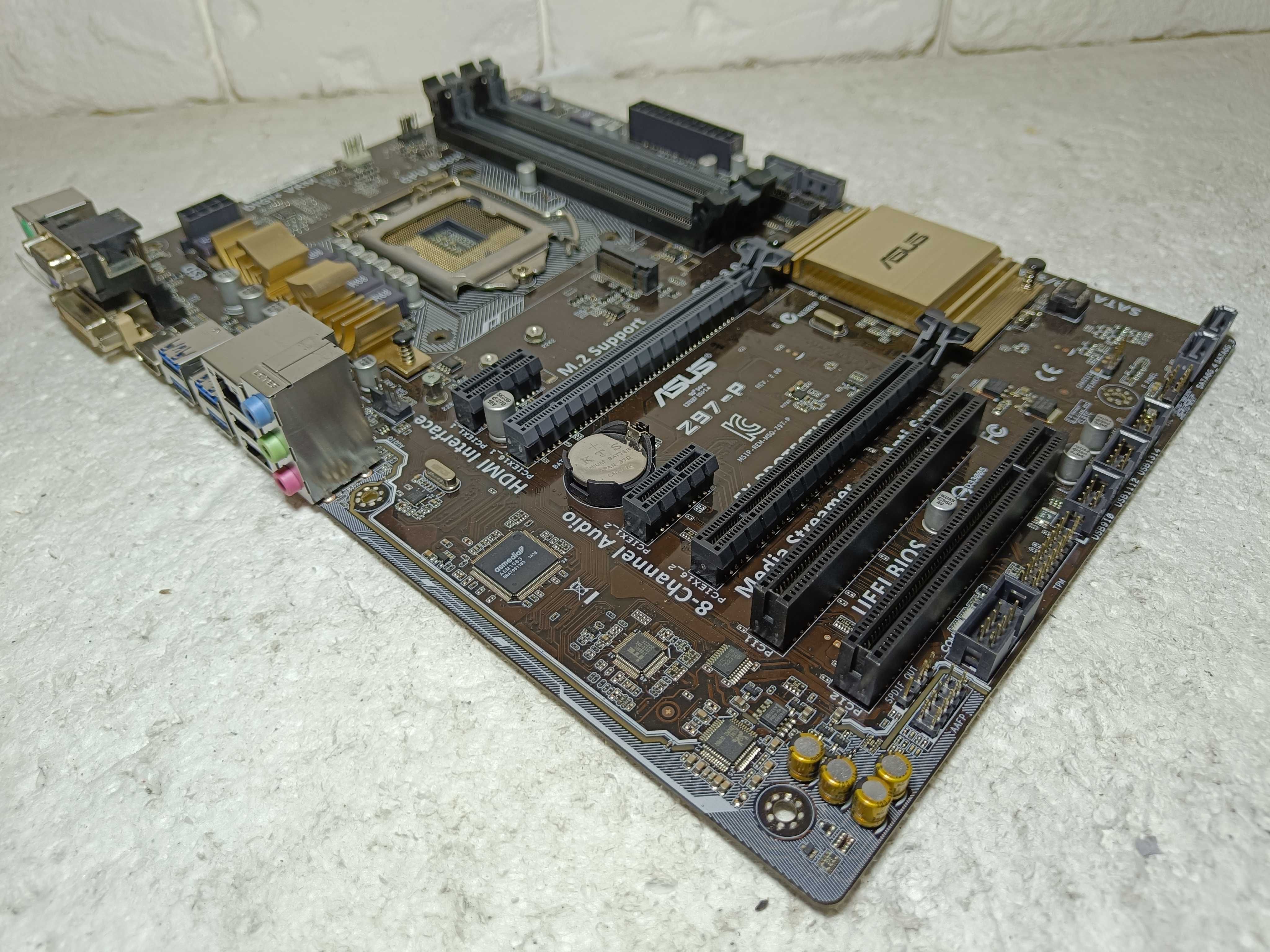 Материнська плата ASUS Z97-P LGA1150 з M2 слотом під SSD під i7 4790K