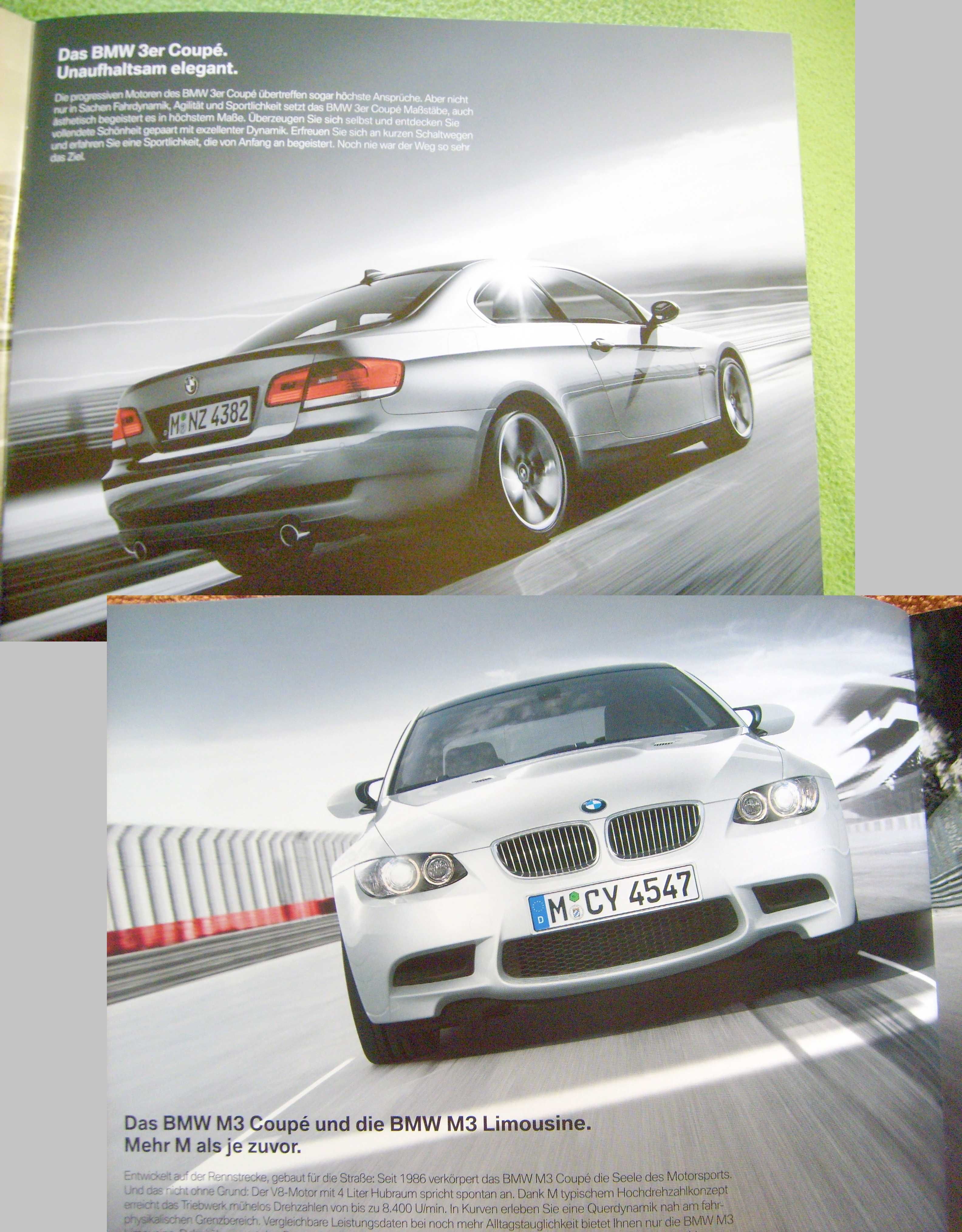 BMW PROGRAMM 2009 *prospekt 40 stron, stan BDB WYPRZEDAŻ !