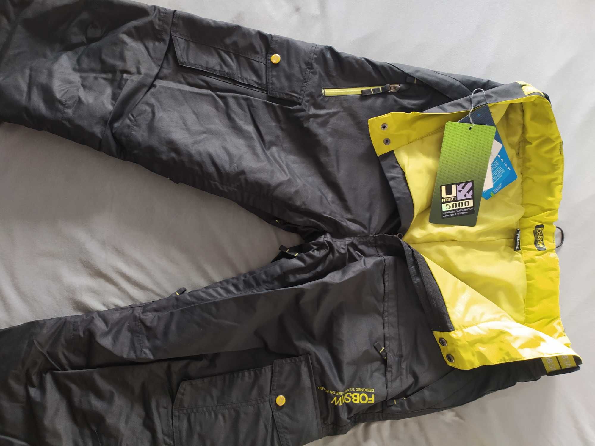 Nowy komplet snowboardowy FOB w rozm. XXL