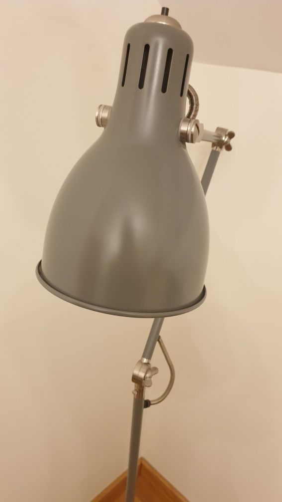 Lampa do czytania podłogowa szara ikea + GRATIS arod