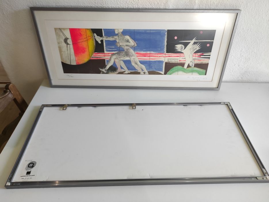 Serigrafia com moldura