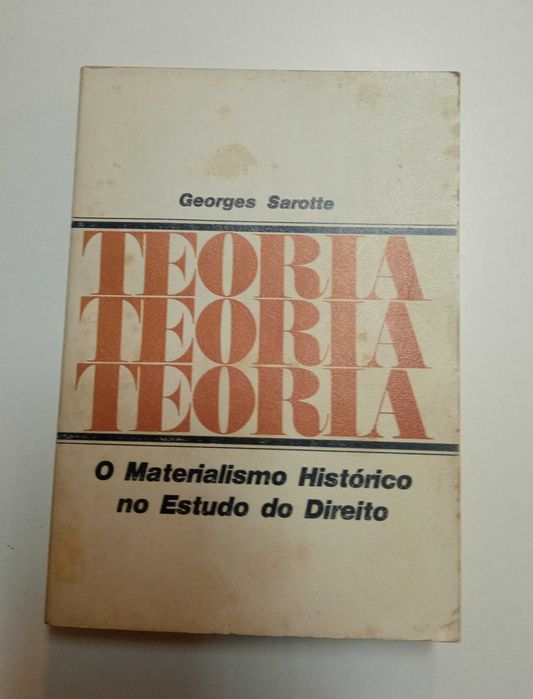 O Materialismo Histórico no Estudo do Direito, de Georges Sarotte
