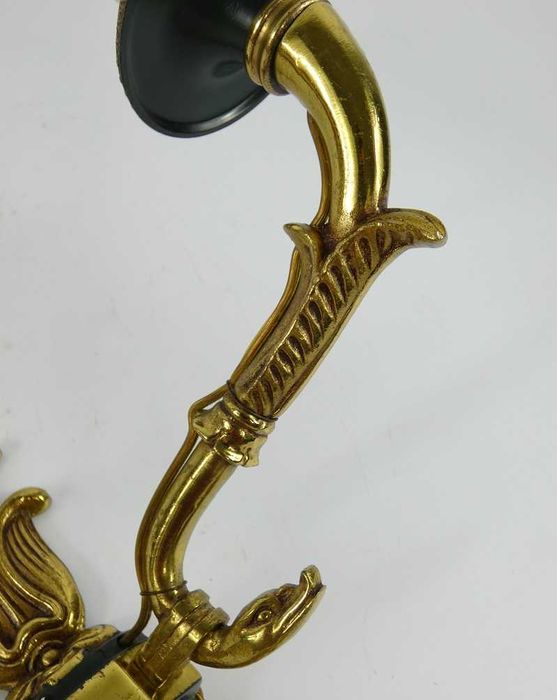 Kinkiet 1 szt. mosiądz obraz lustro EMPIRE