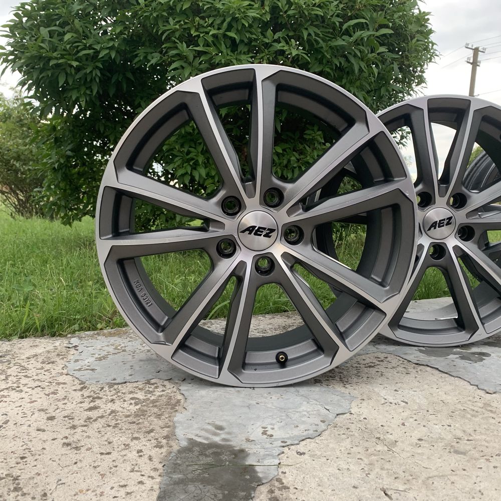 Диски r17 5x108 AEZ Tioga Graphite Volvo титани