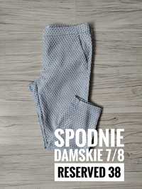 Spodnie Reserved 38 nogawka 7/8