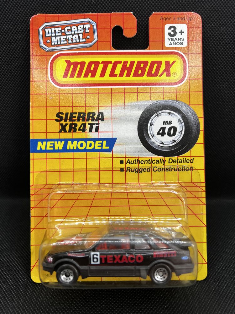 Matchbox Ford Sierra XR4Ti Texaco made in macau nowy MB 40