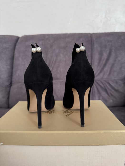 Туфлі човники натуральна замша