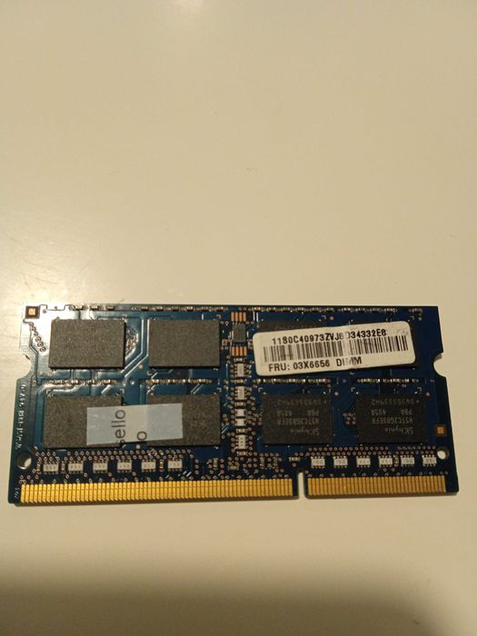 Pamięć RAM DDR3 12800S 1600MHz PC3L 4 GB 1,35V