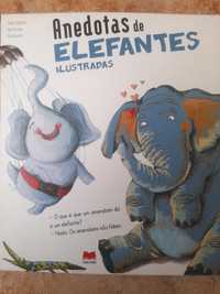 Livro " Anedotas de elefantes"