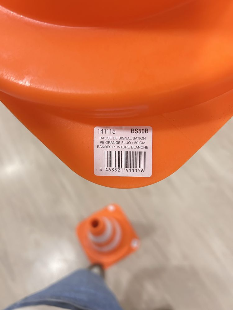 Cones sinalização novos