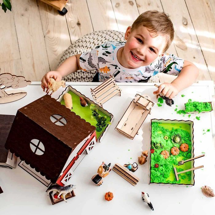 NEW! ФЕРМА для тварин шляйх для животных кукольный домик кукол лол lol